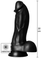 Hidden Desire Extreme Vibrating Dinosaur Monster Dildo Black