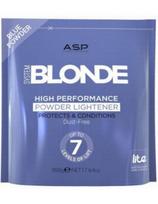 Kitoko balinimo pudra mėlyna ASP System Blonde 7 Level Blue Powder Lightener 500g