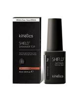 Kinetics viršutinis nago sluoksnis su sidabriniais blizgučiais Kinetic SHIELD Shimmer Top SILVER DUST 932, 15ml