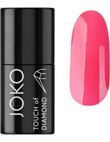Joko nagų lakas su gelinio lakavimo efektu Joko Touch Of Diamond - 46 Sunny Coral, 10ml