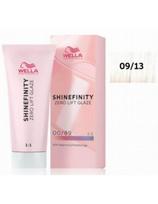 Wella tonuojantys plaukų dažai Wella Shinefinity Zero Lift Glaze 09/13 GOLD 60ml