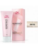 Wella tonuojantys plaukų dažai Wella Shinefinity Zero Lift Glaze 09/02 MATTE 60ml