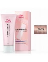Wella tonuojantys plaukų dažai Wella Shinefinity Zero Lift Glaze 07/75 MAHOGONY 60ml