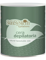 Skin System vaškas skardinėje cinko dioksidas rožinis kvarcas, tinka kapiliarinei odai SkinSystem Ossido Di Zinco 800ml