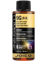 Joico skysti pusiau ilgalaikiai plaukų dažai tonavimui Joico LumiShine Demi Liquid 9G, 60ml