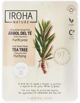 Iroha lakštinė valomoji veido kaukė su arbatmedžiu ir hialurono rūgštimi Iroha Tea Tree 20ml