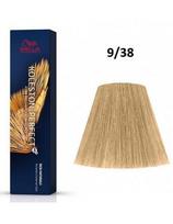 Wella plaukų dažai Wella Koleston Perfect Me+ 9/38 Very Light Gold Pearl Blonde 60ml