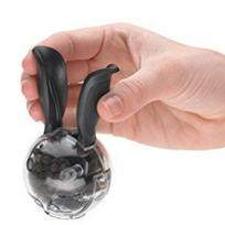 Manual Black Pepper Grinder Glass Bottle Seasoning Bottle Ceramic Core Pulverizer Crude Salt Mill