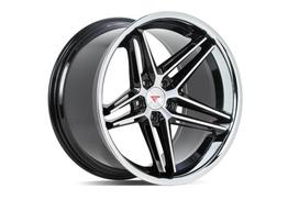 Ferrada Wheels CM1 20x11 5x112 ET28 Machine Black / Chrome Lip CM120115112MA28