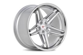 Ferrada Wheels CM1 22x9 5x114 ET30 Machine Silver / Chrome Lip CM12295114MS30