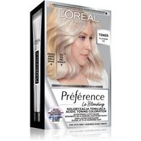 L’Oréal Paris Préférence Le Blonding Toner rūgštinis toneris neutralizuojantis vario atspalvius atspalvis Platinum Ice 1 vnt.