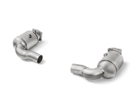 Akrapovic Porsche 911 Turbo / Turbo S (991.2) Link Pipe Set w Cat L-PO/SS/2H