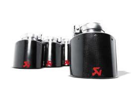 Akrapovic Nissan GT-R Tail pipe set Carbon,dia 125 mm GT-R TP-NIR35C
