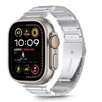 Sidabro spalvos apyrankė "Tech-Protect Stainless Classic" laikrodžiui Apple Watch 6 / 7 / 8 / 9 / 10 / 11 / SE / ULTRA (44 / 45 / 46 / 49 MM)