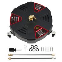 Patio Cleaner 1/4 Quick Connector Surface Cleaner Attachment 2500PSI Powerful Pressure Washer Replacement Nozzles with 3 Wheel CHINA
