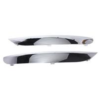 1 pora chromuotos priekinio buferio apdailos juostelės Pakeičia 51118047727 51118047728 BMW 7 serijai F01 F02 2009-2015 CHINA