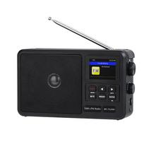 Nešiojamas interneto radijas Geriausias priėmimas FM DAB+ radijas Belaidis Bluetooth garsiakalbis su LCD ekrano palaikymu Žadintuvas Miego laikmatis juoda