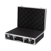 Aluminio lydinio dėklas dokumentų ir instrumentų laikymui juoda