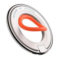 Magnetic Phone Grip Stand Silicone Ring Phone Holder Kickstand Alloy Finger Ring Holder Stand Grip for iPhone 15 14 13 Pro Max balta