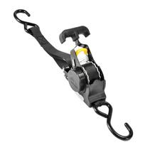 Retractable Belts with S Hook Motorcycles Ratchet Strap Tie Down Retractable Ratchet Straps for Trailers Vehicles Boat įvairiaspalvis