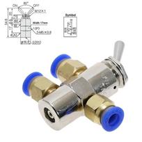 Pneumatinis vožtuvas TAC2-4V 2 padėčių 5 krypčių perjungiklių mechaninis vožtuvas 6 mm jungtis