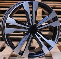 Ratlankis RACINGLINE BK754 R17x7.5 5x112 ET 44 CB 66.6 (Black Polished) (705 kg)