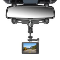 Anti-Shake Car Mounting Bracket 360 Adjustable Sports Camera Bracket Rear View Mirror Camera Holder for Insta 360 Accessories CHINA
