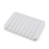 Leeseph Self Draining Soap Dishes, Silicone Soap Holder, Saver for Shower, Bathroom, Kitchen, Razor, Sponges, Non-Slip Design 11.5x8x1cm