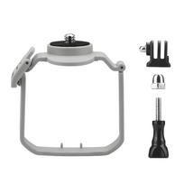 Skirtas MINI 4 Pro viršutiniam išplėtimo adapterio laikikliui su 1/4 varžto sportinės kameros laikiklio rinkiniu, skirtu DJI MINI 4 Pro drono priedams pilka spalva