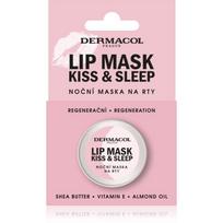 Dermacol Kiss & Sleep miego kaukė lūpoms kvepalai White Chocolate 12 g