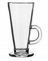 Latte kavos stiklinė su ausimi, skaidri 260 ml Latte