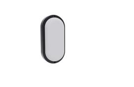 Riga oval LED šviestuvas 12W 4000K IP65 Eurolight BLACK