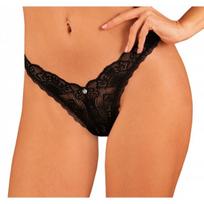 Juodos nėrinių kelnaitės XL/2XL Obsessive Donna Dream