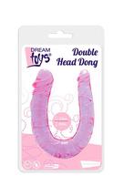 Dream Toys Head Dong dvigubas dildo violetinis 30 cm