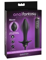 Pripučiamas analinis kaištis su vibracija ir pultimi Anal Fantasy Elite