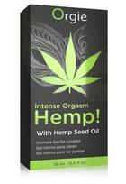 Intensyvus jaudinantis gelis su kanapių sėklų aliejumi 15 ml Orgie Hemp