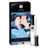 Stimuliuojantis Shunga oralinis lūpų blizgesys su kokoso kvapu 10 ml