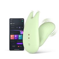 Magic Motion Umi dvigubas vibratorius su aplikacija Zaļš