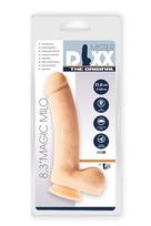 Realistinis išlenktas formos 21 cm kūno spalvos dildo Mr Dixx
