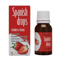 Afrodiziakas moterims ir vyrams braškių skonio 15ml Spanish Drops