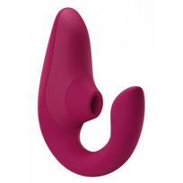 Womanizer Blend mini oro pulsuoklis su G taško stimuliatoriumi bordo