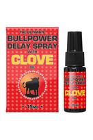 Ejakuliaciją uždelsiantis purškalas Bull Power Clove Delay su gvazdikėlių aliejumi 15 ml Cobeco