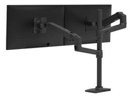 Monitoriaus laikiklis Ergotron LX dvigubos rankos krėslas aukštam stalui x2 monitoriaus stovas 38,1 cm (15) - 101,6 cm (40) juodas reguliuojamas