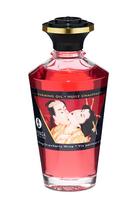 Šildantis afrodiziakų aliejus Shunga Sparkling Strawberry Wine, 100 ml