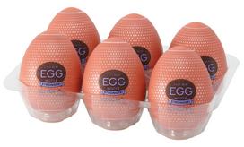 Vienkartiniai masturbatoriai Tenga Egg Misty HB, 6 vnt., balti