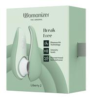 Vibratorius Womanizer air pulsator Liberty 2, žalias
