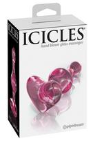 Analinis kaištis Icicles No. 75, rožinis, stiklinis