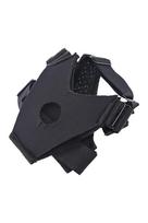 Strap-on diržas Sportsheets Pivot Flex Foot, juodas