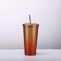 500 ml nerūdijančio plieno puodelis su dangteliu, vakuuminis dvigubos sienelės termopuodelis su šiaudeliu, izoliacinis butelis, daugkartinio naudojimo puodelis kavai, sultims, gėrimams 500ml