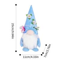 Bebalsis nykštukas Lėlė Laimingos Motinos dienos Figūrėlės Ornamentas Mielas Darbalaukio Dekoravimas Pliušinis Švedų Tomte Elfas Lėlė Stovintis Gnomo